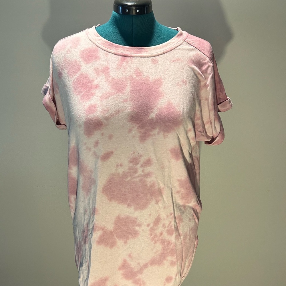 Cupid Pink and Cream Oversized T-Shirt